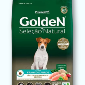 Ração Golden Seleção Natural Cães Adultos Mini Bits - 3kg