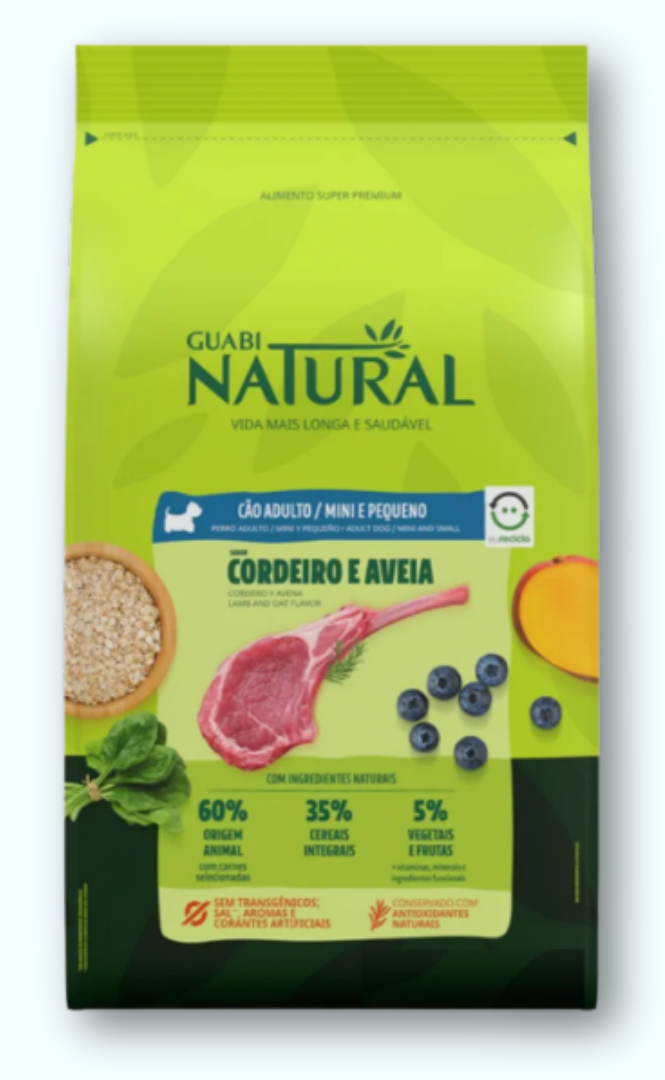 Alimento Cooperación para cão adulto de raza todos os tamanhos sabor cordeiro e aveia de 10.1 kg